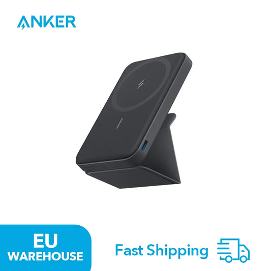 622 Magnetic Battery (Maggo), 5,000Mah Foldable Magnetic Wireless Portable Charger with Stand and USB-C Port, Magsafe