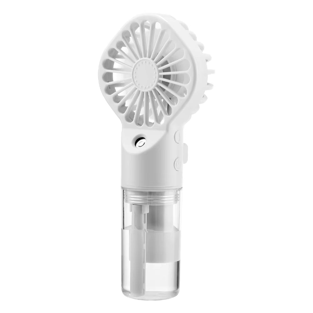 Handheld Portable Mini Air Conditioner Face Steamer Humidifier Water Mist Cooler Cooling Spray Skin Care 4-Speed USB Recharge