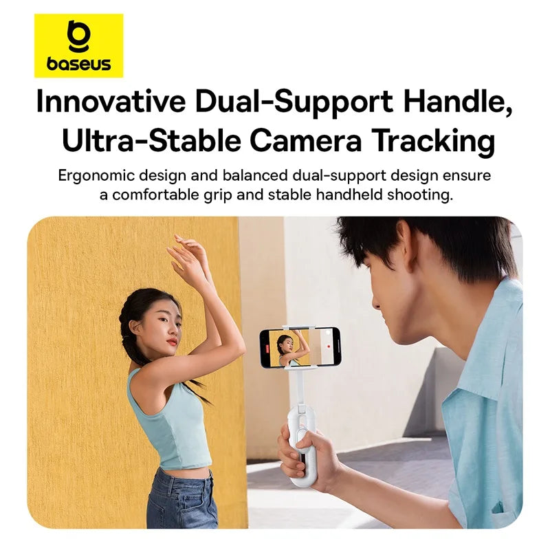 Phone Selfie Stick Magnetic Bluetooth Wireless Gimbal Stabilizer Holder for Iphone 16 Pro Vlog Live Shooting Phone Stand