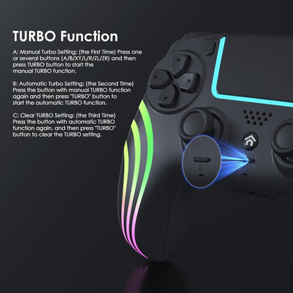 Manette Sans Fil Pour PS5, Controller Pour PS5, Avec Joystick Hall, Prise Audio, Vibration, Pavé Tactile, Six Axes, Manette Pour Ps5/Slim/Pro/Pc