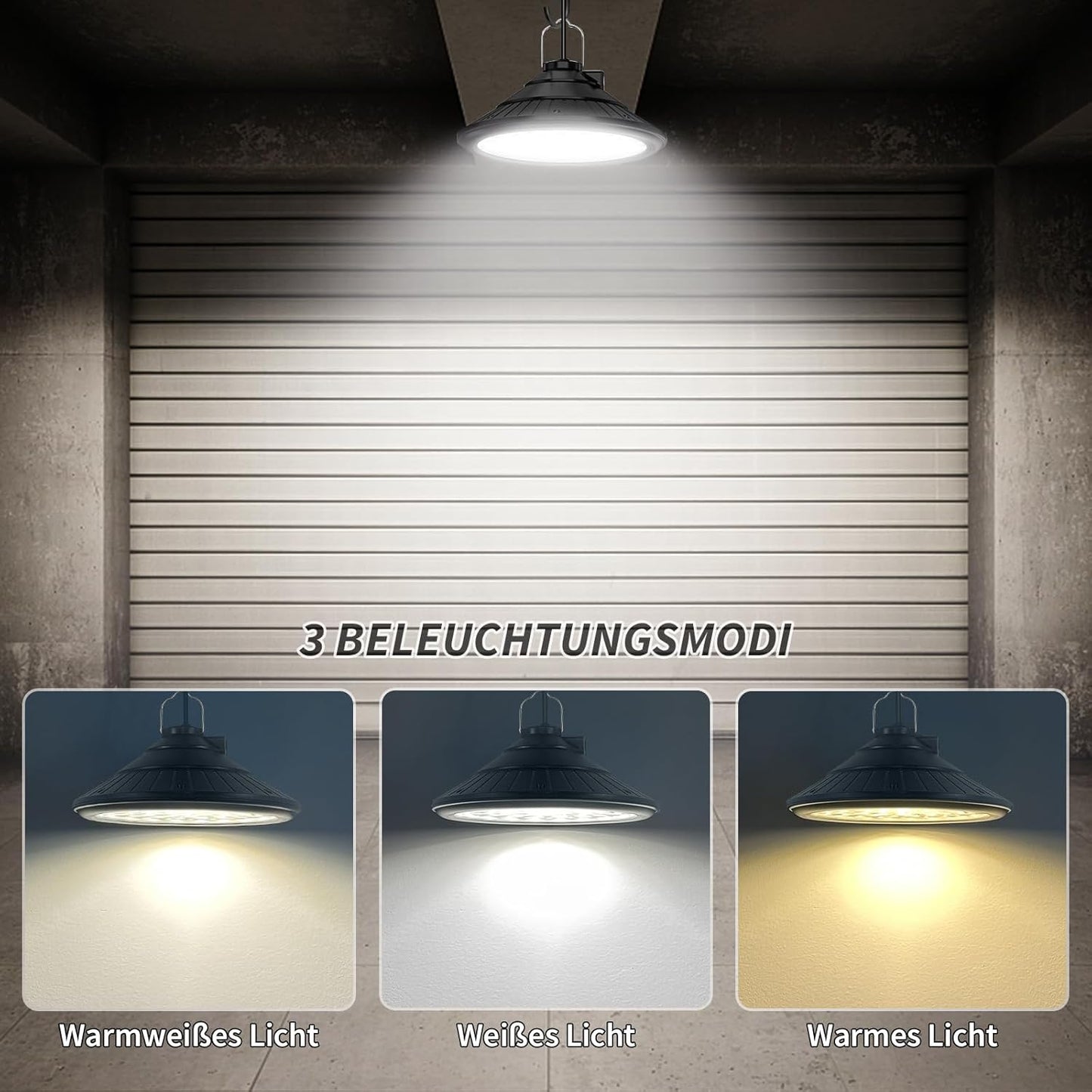 Lampes Solaires À Suspendre Pour L'Extérieur Et L'Intérieur - 4500 Mah - 3 Couleurs/4 Modes - Lampes LED Solaires Avec Télécommande - Étanche IP66 - Chargement USB - Lampe Suspendue Pour