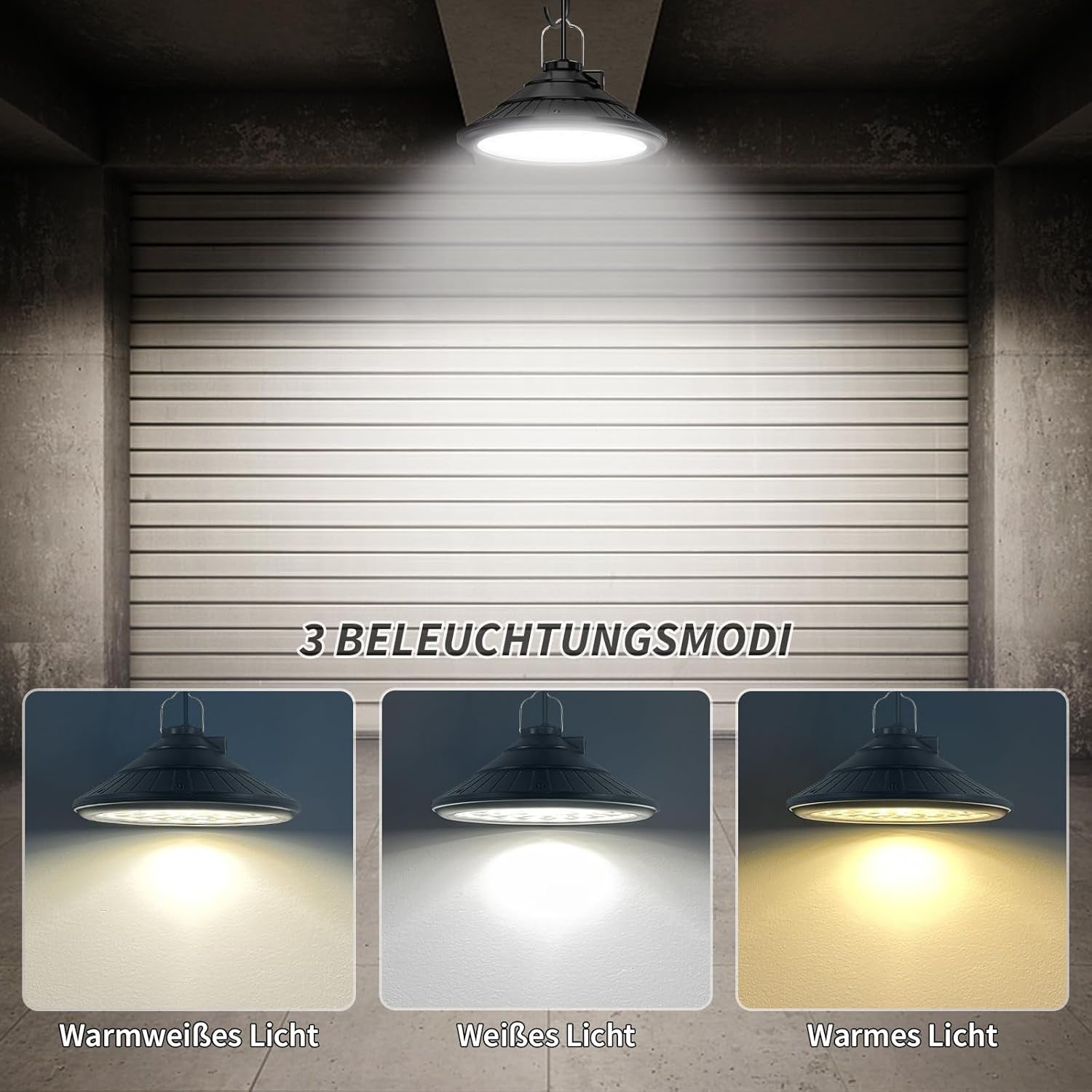 Lampes Solaires À Suspendre Pour L'Extérieur Et L'Intérieur - 4500 Mah - 3 Couleurs/4 Modes - Lampes LED Solaires Avec Télécommande - Étanche IP66 - Chargement USB - Lampe Suspendue Pour