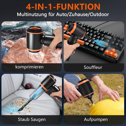 Aspirateur À Main Sans Fil 4 En 1 - 20 000 Pa - Avec Moteur Sans Balais - 3 Vitesses - Pour Voiture, Cuisine, Bureau, Maison, Poils D'Animaux, Canapé, Claviers