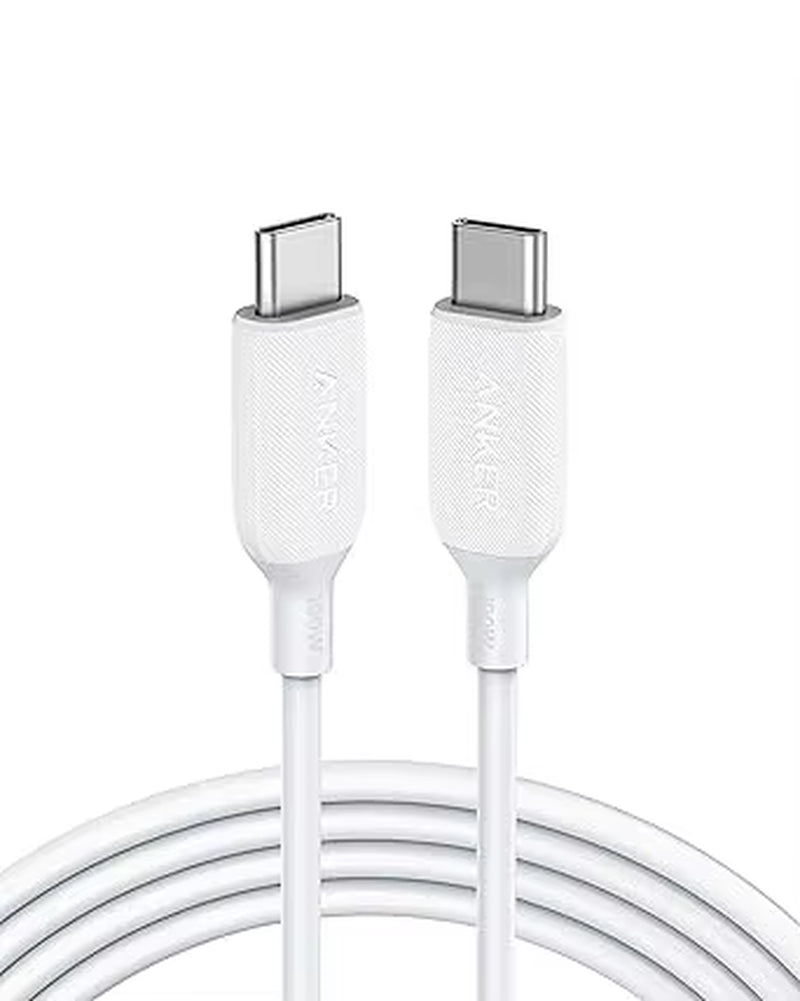Powerline III USB-C to USB-C 2.0 Charging Cable, 100 W Type-C Cable 2.0, Lightning Fast Charging with PD, for Macbook Pro
