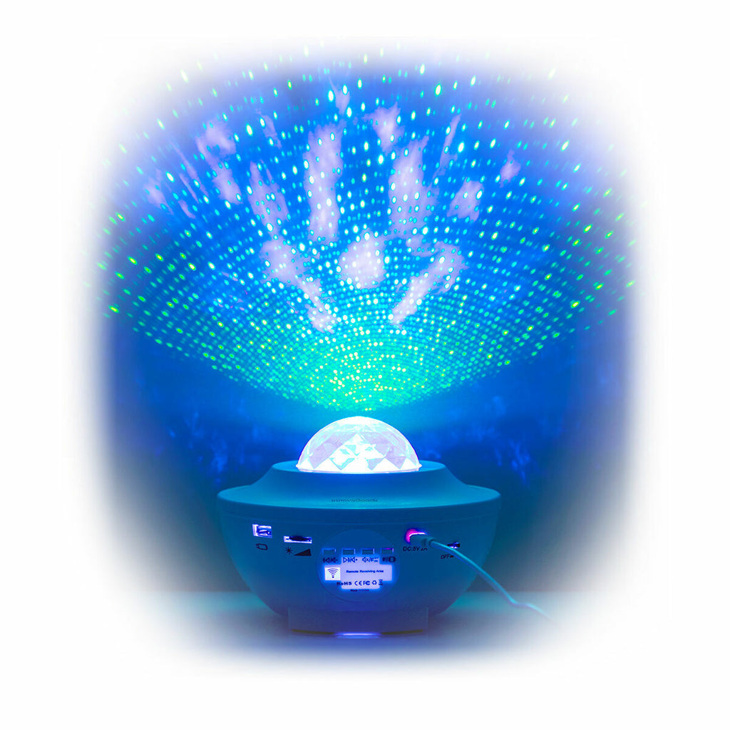 Projecteur ciel étoilé LED et laser avec enceinte Bluetooth – Quivexa (photo 4)