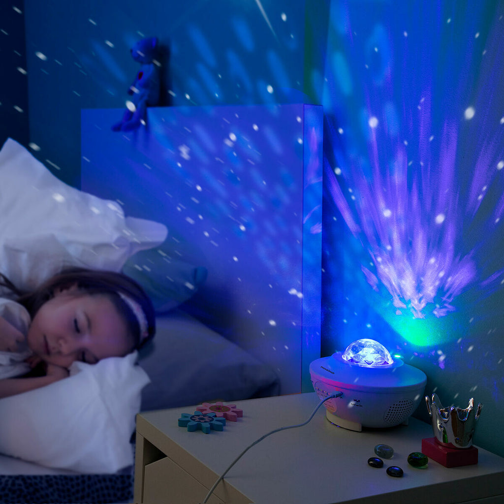 Projecteur ciel étoilé LED et laser avec enceinte Bluetooth – Quivexa (photo 6)