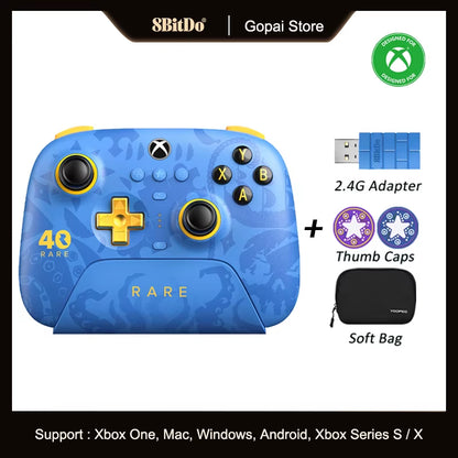 8Bitdo Ultimate-3-Mode Controller - Rare 40Th Anniversary Edition for Xbox Series X|S & Xbox One, Apple, Windows PC & Android
