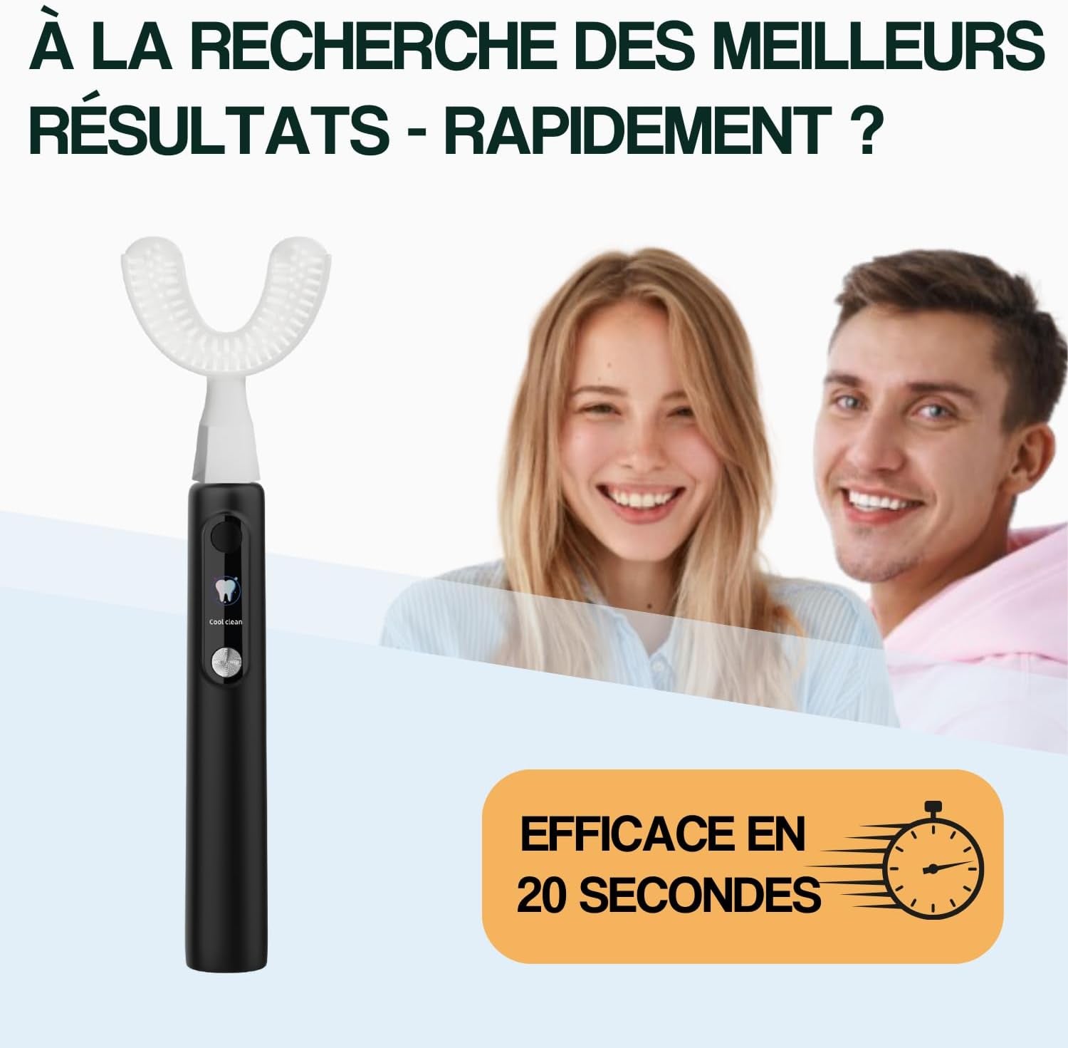 Découvrez la Brosse À Dents Électrique Sonique Ultra Premium 2025 - Un Nettoyage Efficace en 20 Secondes avec 6 Modes et 6 Mois d'Autonomie!