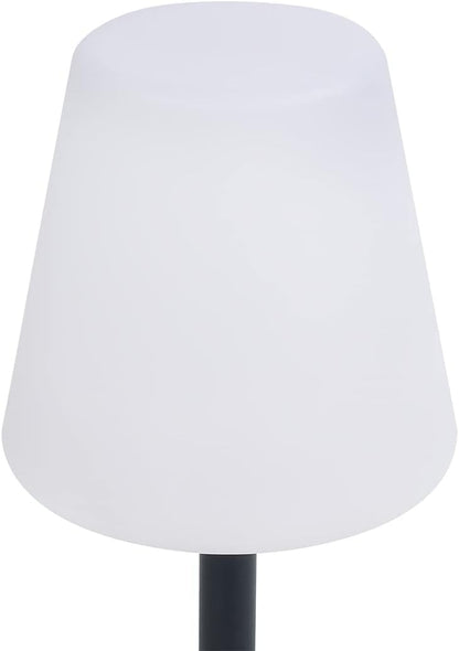 Lampe De Table Solaire  OSL-50012 - Utilisation Intérieure Ou Extérieure - Aussi Rechargeable Par Câble USB Inclus - Intensité Variable - Lumière Blanc Chaud