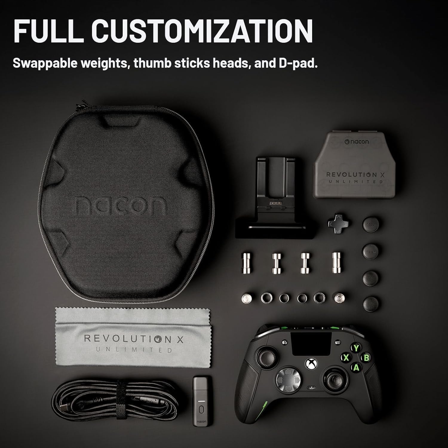 Revolution X Unlimited – Manette Sans Fil Haute Précision Pour Xbox Series X|S, One & PC – Officielle Xbox