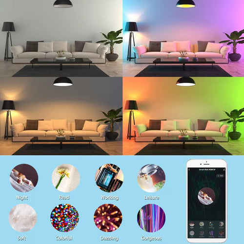 Ampoule LED Connectée Bluetooth & WiFi - Graffiti Lumineux 15W