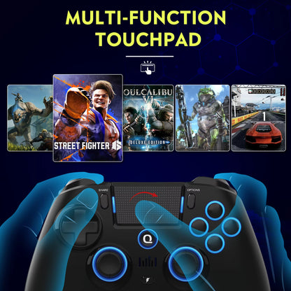 Spark N5 with PS5 Converter PS5 Controller PS4 Control Wireless Bluetooth Gamepad for Android/Ios/ PC Hall Effect LED Lights