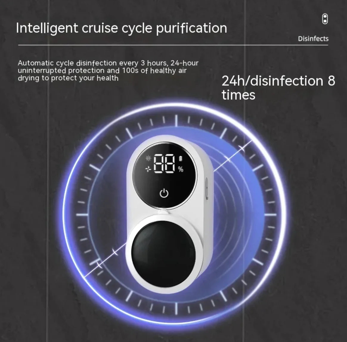 Stérilisateur UV pour Brosses à Dents - Élimine 99,9% des Bactéries