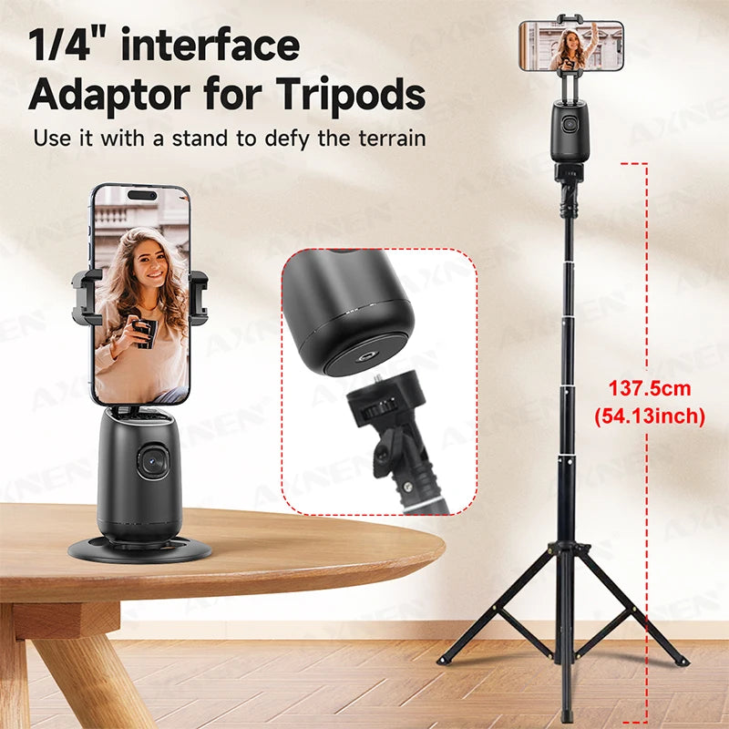 Stabilisateur AI Bluetooth P05 – Trépied Selfie Professionnel pour Smartphone