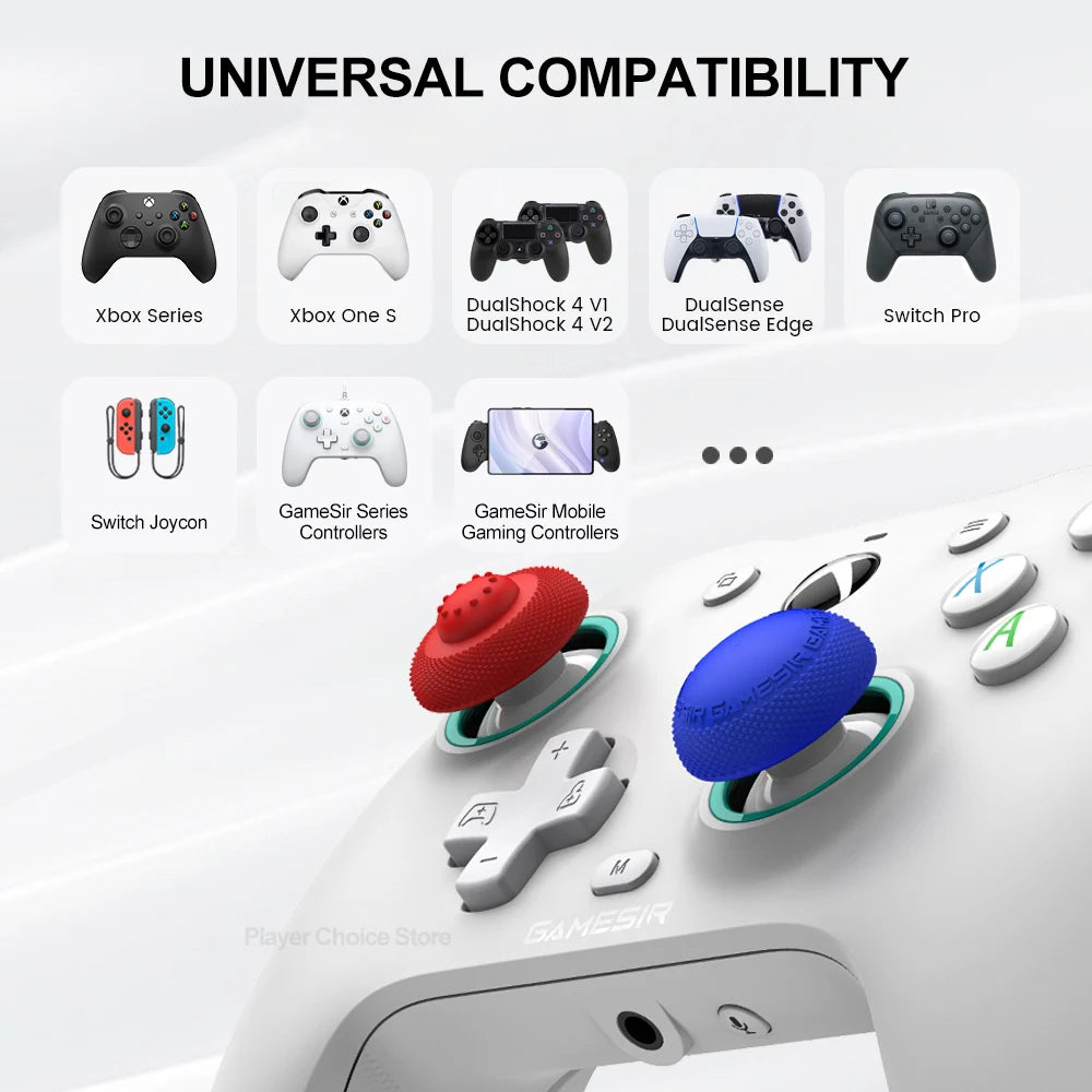 GameSir AC12 – Pack de 8 Thumb Grips Universels pour Manette