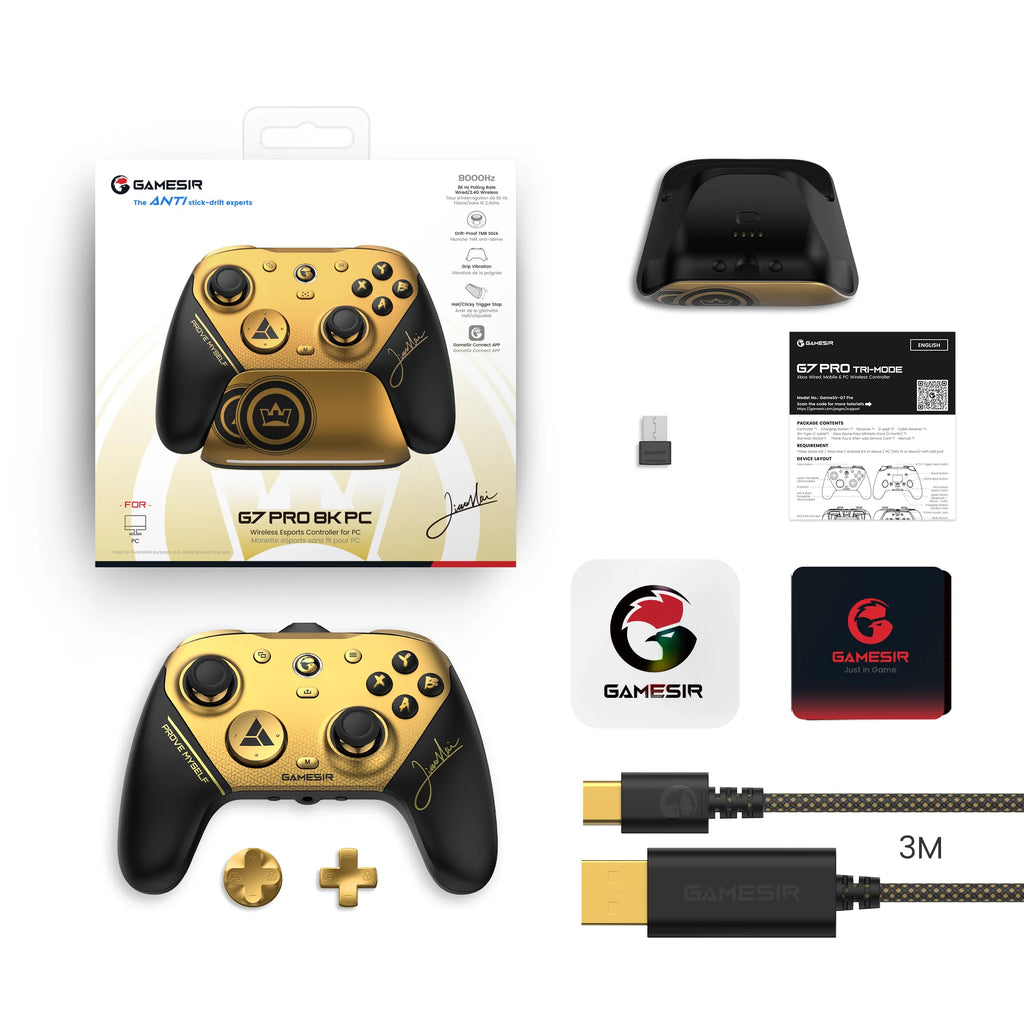 Manette PC GameSir G7 Pro 8K Champion Edition – Sans Fil 2.4Ghz / USB-C