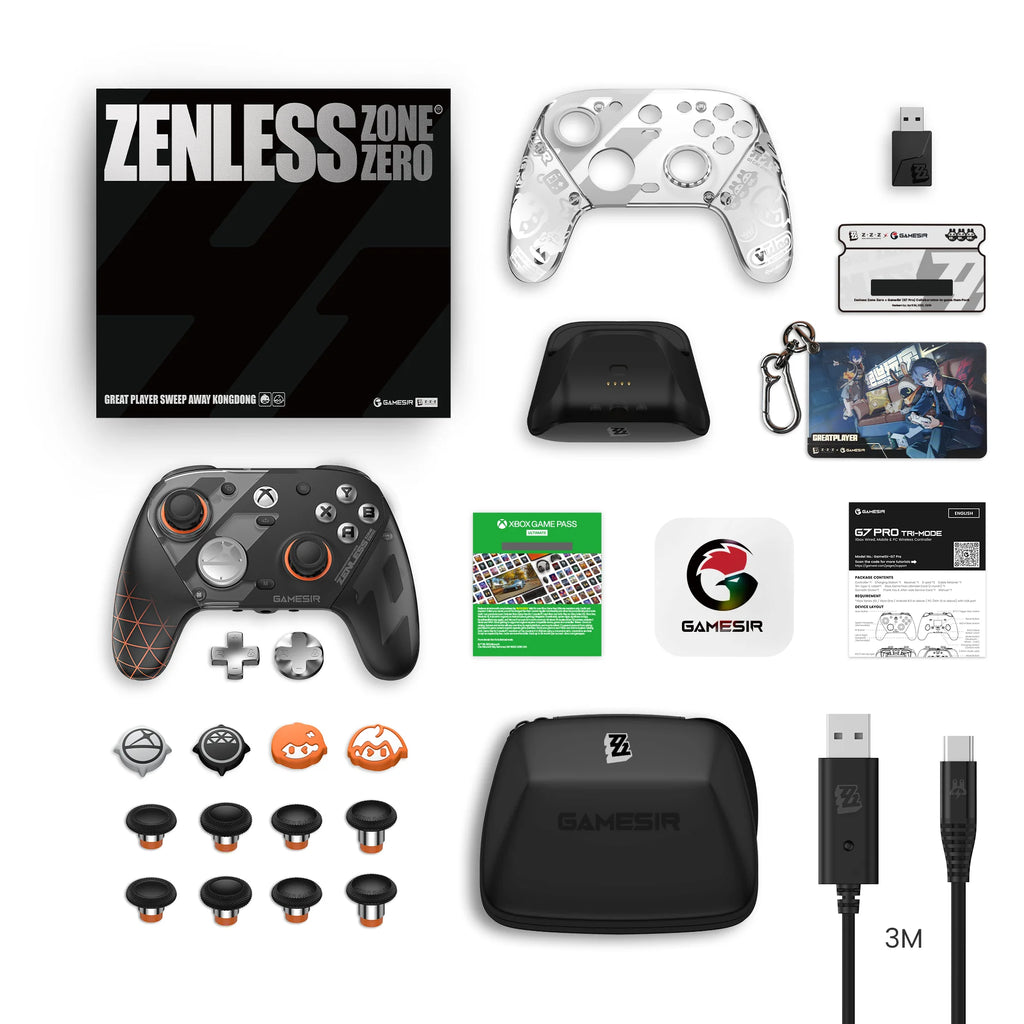Manette sans fil GameSir G7 Pro – Édition Zenless Zone Zero | Xbox Series X|S, Xbox One, PC, Android