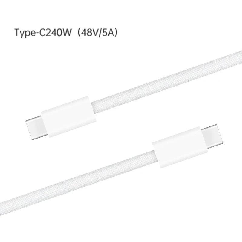 Câble USB-C vers USB-C 240W — Charge Ultra-Rapide 2M Tressé