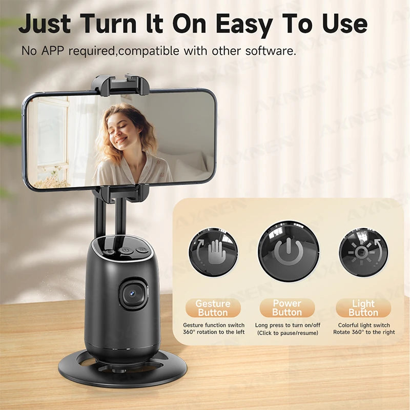 Stabilisateur AI Bluetooth P05 – Trépied Selfie Professionnel pour Smartphone