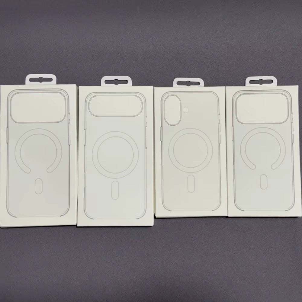 Coque Transparente Originale Compatible MagSafe pour iPhone 17 16 15 14 13  Pro Max Plus Charge Sans Fil Animation PC Quivexa