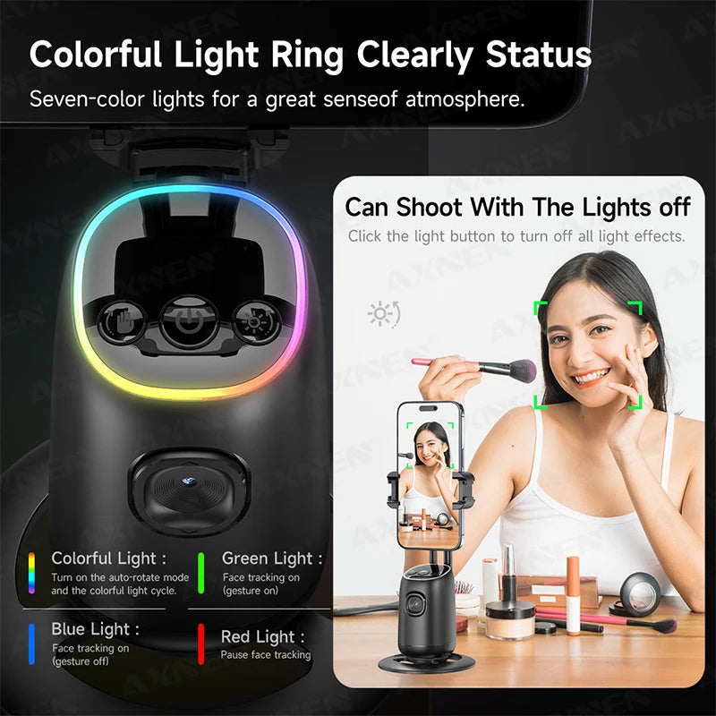 Stabilisateur AI Bluetooth P05 – Trépied Selfie Professionnel pour Smartphone