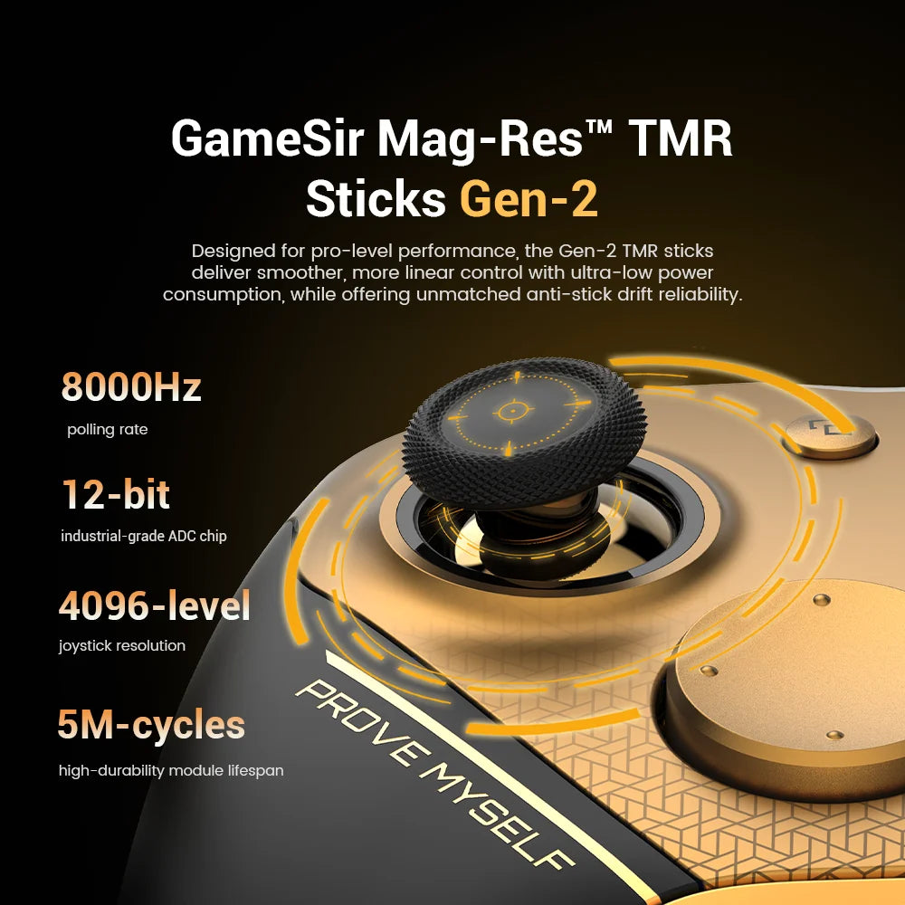 Manette PC GameSir G7 Pro 8K Champion Edition – Sans Fil 2.4Ghz / USB-C