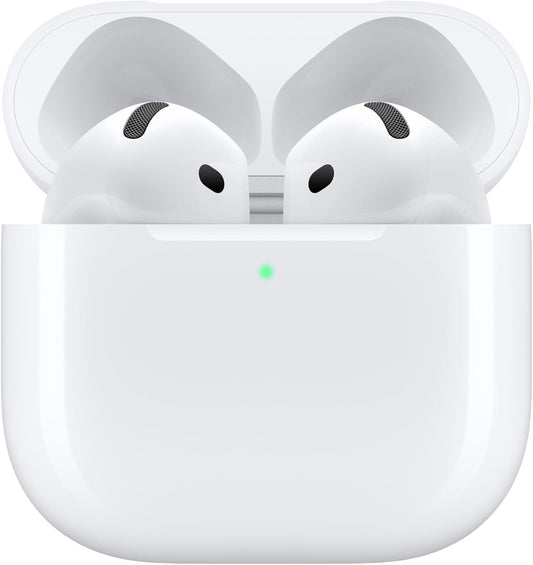 Airpods 4 Écouteurs Sans Fil, Écouteurs Bluetooth, Avec Réduction Active Du Bruit, Audio Adaptatif, Mode Transparence, Audio Spatial Personnalisé, Boîtier De Charge USB-C, Recharge Sans Fil