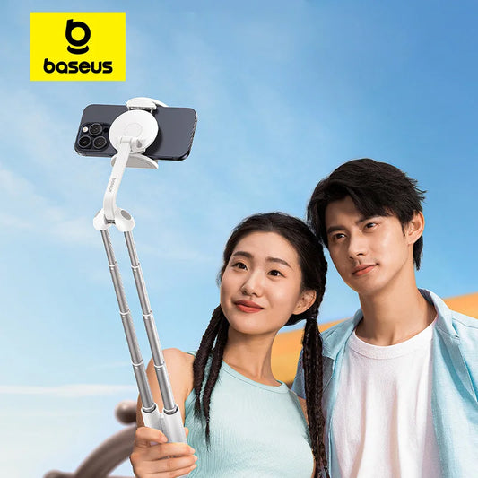 Phone Selfie Stick Magnetic Bluetooth Wireless Gimbal Stabilizer Holder for Iphone 16 Pro Vlog Live Shooting Phone Stand
