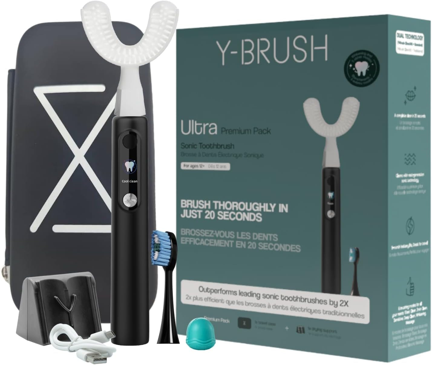 Découvrez la Brosse À Dents Électrique Sonique Ultra Premium 2025 - Un Nettoyage Efficace en 20 Secondes avec 6 Modes et 6 Mois d'Autonomie!