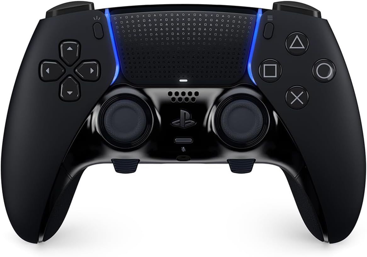 Sony, Manette Dualsense Edge Officielle Pour PS5, Sans Fil, Commandes Ultra-Personnalisables + Profils Interchangeables + Confort Amélioré, Boîte De Transport Incluse, Couleur : Noire