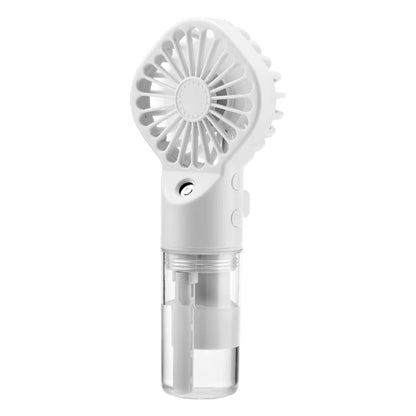 Handheld Portable Mini Air Conditioner Face Steamer Humidifier Water Mist Cooler Cooling Spray Skin Care 4-Speed USB Recharge