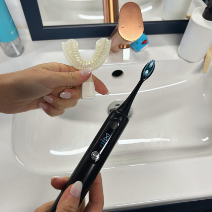 Découvrez la Brosse À Dents Électrique Sonique Ultra Premium 2025 - Un Nettoyage Efficace en 20 Secondes avec 6 Modes et 6 Mois d'Autonomie!