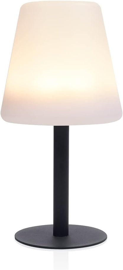 Lampe De Table Solaire  OSL-50012 - Utilisation Intérieure Ou Extérieure - Aussi Rechargeable Par Câble USB Inclus - Intensité Variable - Lumière Blanc Chaud