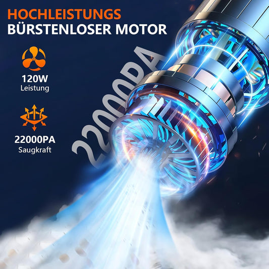 Aspirateur À Main Sans Fil 4 En 1 - 20 000 Pa - Avec Moteur Sans Balais - 3 Vitesses - Pour Voiture, Cuisine, Bureau, Maison, Poils D'Animaux, Canapé, Claviers