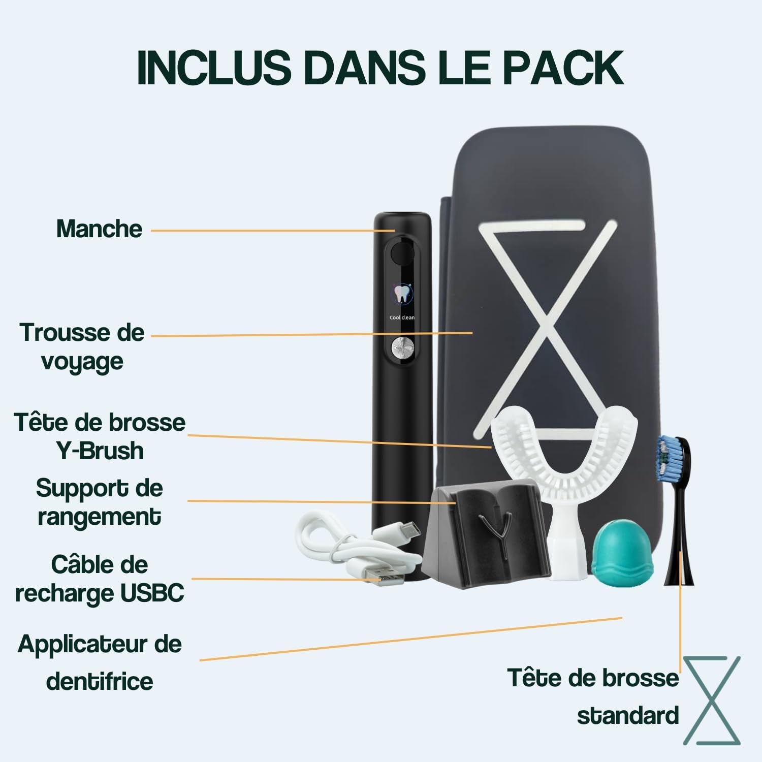 Découvrez la Brosse À Dents Électrique Sonique Ultra Premium 2025 - Un Nettoyage Efficace en 20 Secondes avec 6 Modes et 6 Mois d'Autonomie!