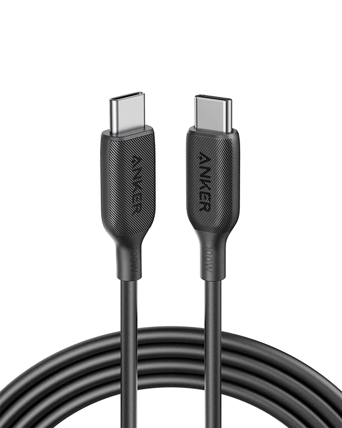Powerline III USB-C to USB-C 2.0 Charging Cable, 100 W Type-C Cable 2.0, Lightning Fast Charging with PD, for Macbook Pro